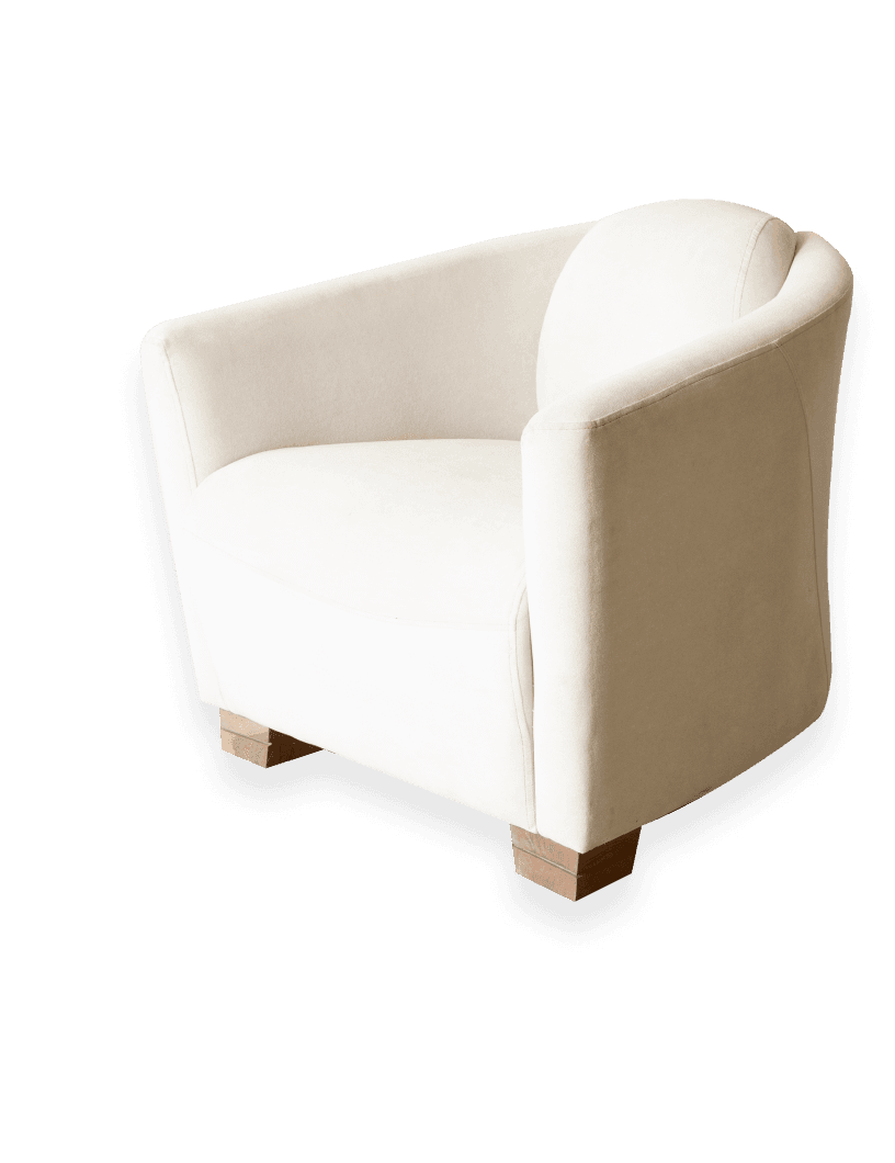 white sofa chair